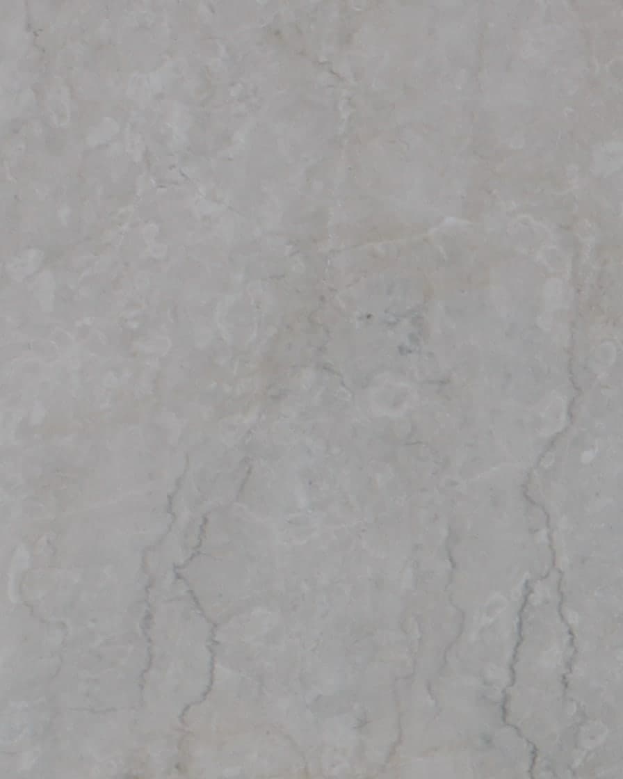 Cream Blue — polished marble face with muted blue-grey veining